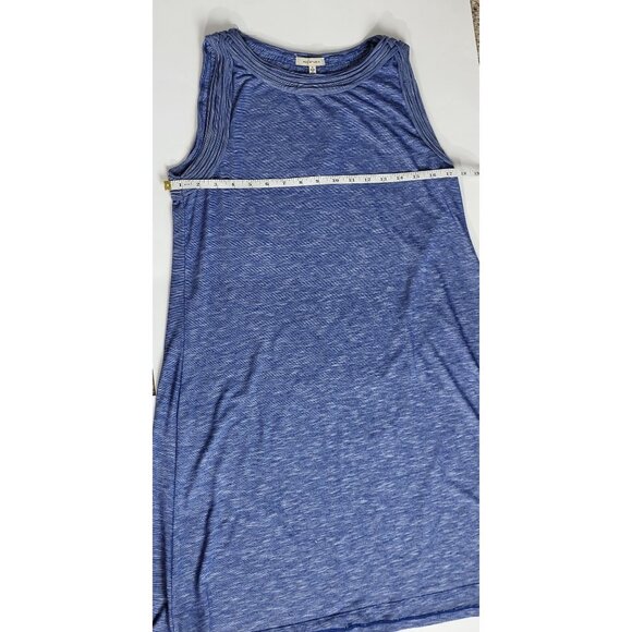 Max Studio Sleeveless Blue Ribbed Knit Dress Size Small - Picture 6 of 9
